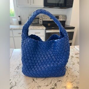 Blue Woven Women's Bag